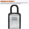 Protable Key Storage Security Lock,V-Resourcing® Door Knob Mounted Re-settable 4