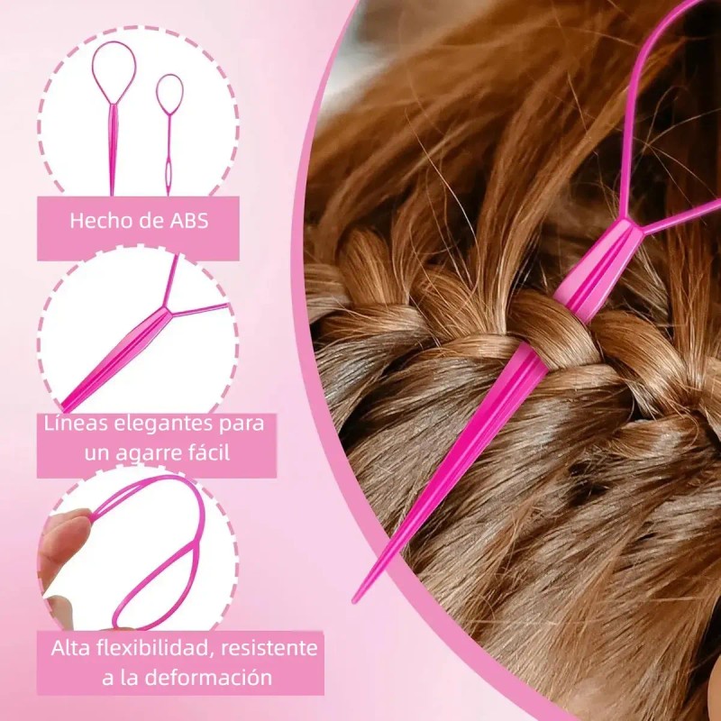 Kit 30pz Peine De Masaje Pinzas De Cabello De Peines