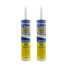 RecPro Tan Self-Leveling RV Sealant 10.1 oz | Dries Tan | RV Roof Sealant (2)