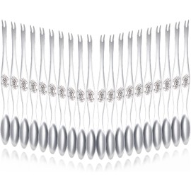 BLBYHO 20 Pcs Lobster Forks, 304 Stainless Steel Crab Leg Forks, Heavy Duty Lobster Pickers, Seafood Forks