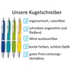Libetui 50 Ballpoint Pens Purple Set - Blue Ink, Ergonomic