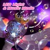 Reenovan Bubble Machine for Kids, Princess Bubble Wand with LED