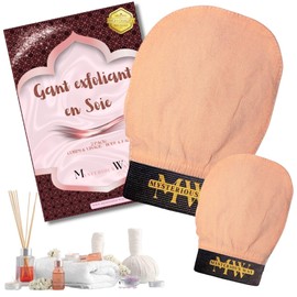 Kessa 2 Pieces Face & Body Scrub, Sensitive Skin, Two Sizes for Cleansing and Massaging Skin