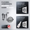 ovimar OMO Soap Dish with Holder for Wall Mounting Stainless