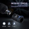 Anbull 1" Drive Jumbo Impact Socket Set, 9 Pieces Universal