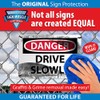 NMC S52P Warning Sign with Graphic, "BIOHAZARD", 7" Width x