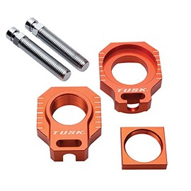 Tusk Racing Axle Blocks Orange for KTM 250 SX-F Factory Edition 2015-2017