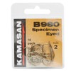 Kamasan B980 Barbed Specimen Eyed Hooks - Size 2, One