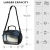 Blueangle Black Tornado Lunch Bags for Women&Men, Shoulder Strap Lunch