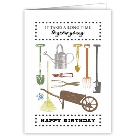 Quire Collections Quire Man Oh Man Card Gardening Tools,163x115mm