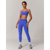 ABOCIW Workout Sets for Women 2 Piece Seamless Backless Sports