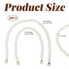 Imitation Pearl Bead Purse Chain Extender Strap - 11.81 in，15.7