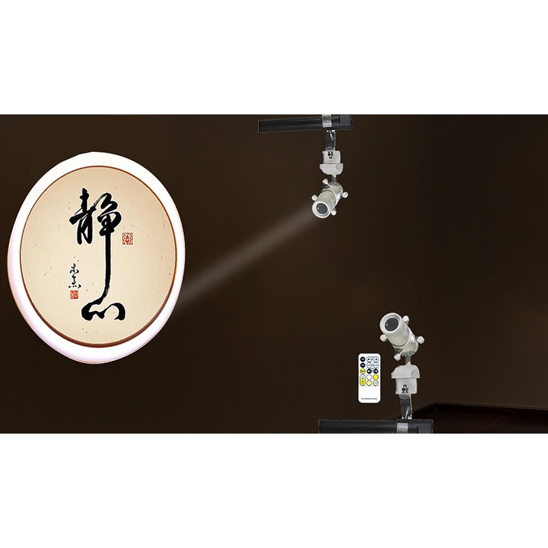 SENLAN LED Shapeable Spotlight with Adjustable Stand, Spotlight for Gallery,