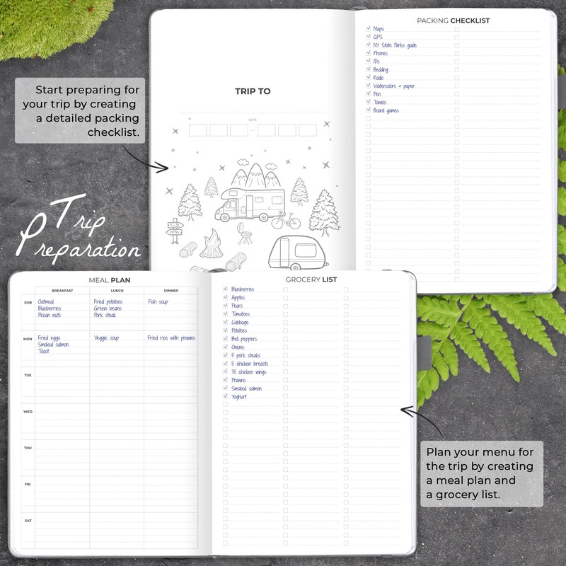 Clever Fox Camping Journal – Camper Log Book & RV