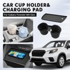 Autorder Car Cup Holder&Wireless Charging Protective Mat for Subaru Forester
