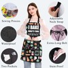 PLITI Baking Apron With Pocket for Best Baker Eve Gift