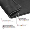 PEDEA Gaming und Office Mauspad - 350 x 260 mm