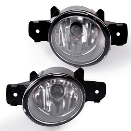 ALLGOOD Fog Lights w/Bulbs, Compatible with Infiniti M35 M45 2008-2010/Infiniti G37 Coupe And Convertible 2010-2011/Nissan Sentra 2004-2015/Infiniti Jx35 Qx60 2013-Up, Front Bumper Fog Lamp, 1Pair