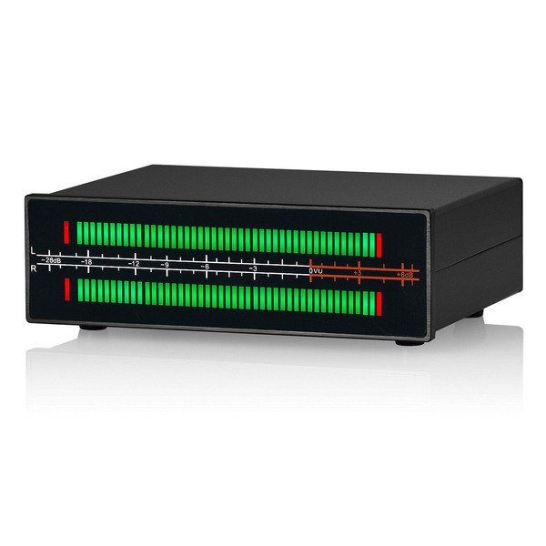 Dual Channel LED Sound Level Meter Display MIC Music Spectrum