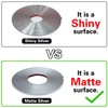 JSIWOTH Peel and Stick Trim, Matte Silver D-Shape Flexible and