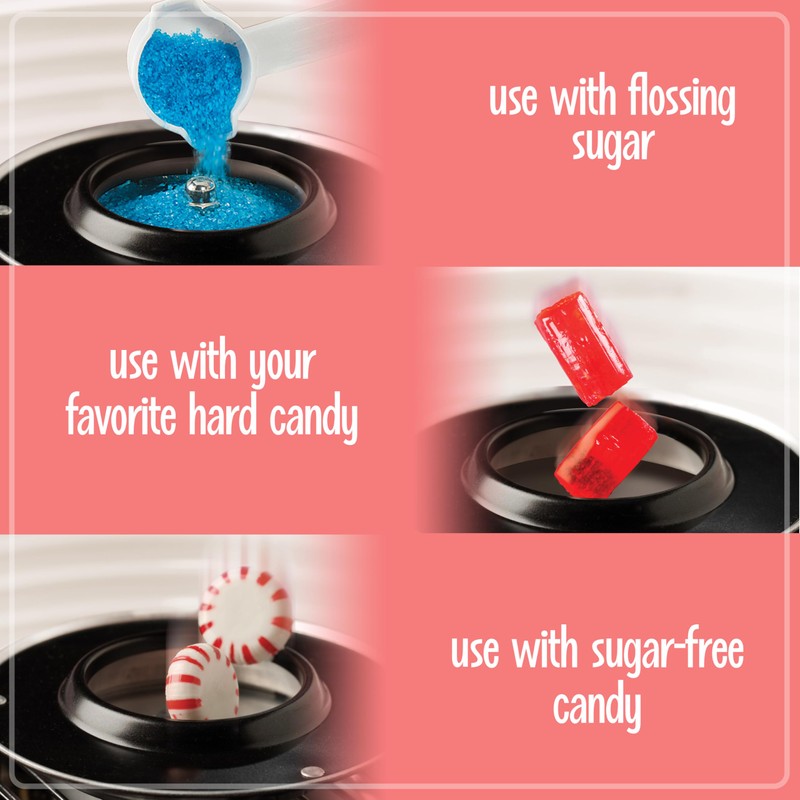 Nostalgia Cotton Candy Machine - Retro Cotton Candy Machine for