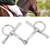 Full Cheek Horse Snaffle Stainless Steel Horse Mouth Bit Garden