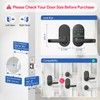 Keypad Door Lock with Handle: Keyless Entry Smart Lock for