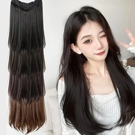 Straight U-shaped hairpiece half wig SD-230906 (KYR-WCCD5E4) black 60cm / 스트레이트 U자형 헤어피스 반가발 SD-230906 (KYR-WCCD5E4) 흑색60cm
