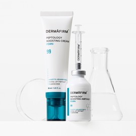 Derma Firm Peptology Boosting Cream PDRN 50ml+PDRN Ampoule 30ml / 더마펌 펩트올로지 부스팅 크림 피디알엔 50ml+PDRN 앰플 30ml