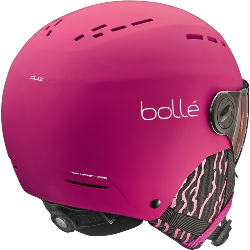 Bollé - Quiz Visor, Hot Pink Mat, Orange Gun Visor