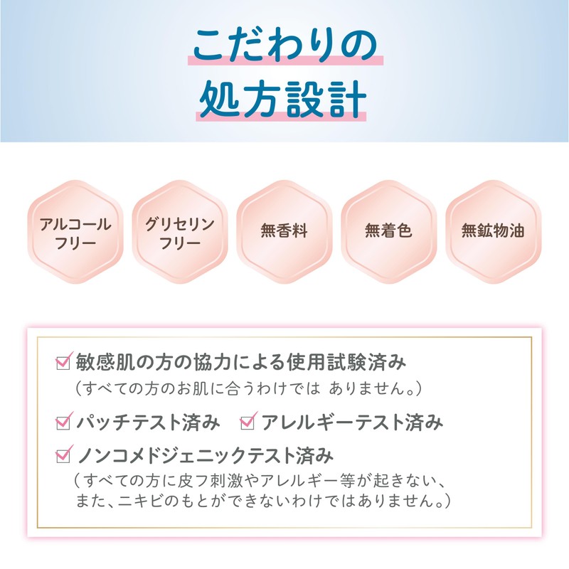 Nameraka Honpo Mild Lotion, NC Moisturizing, Dry, Sensitive Skin, Alcohol