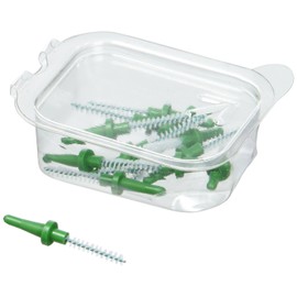 Pic-Brush Set mit 12 Ersatzbürsten, mittelgroß, Grün, 4 Stück