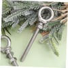 Hohopeti 2pcs Stainless Steel Eye Bolts with Nuts x 60