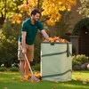 YUDI & GARDEN 46 Gallon Square Collapsible Yard Waste Containers,