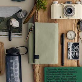 Hobo Nikki Planner Original (A6) Hobo Cover Tragen/Oak Moss
