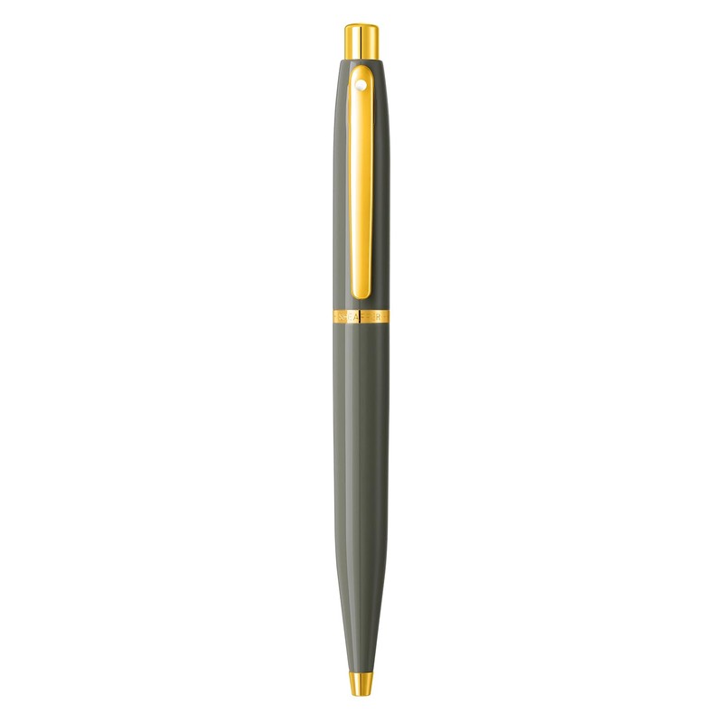 Sheaffer VFM 9427 Glossy Light Grey Ballpoint Pen With PVD