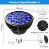 Aumtrly Blue Light Therapy Bulb, 18 LEDs Blue Light Therapy