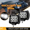 NHOPEEW 2PCS 4" 1800LM LED Work Light Bar Spot Pods