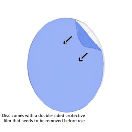 Marketing Holders Clear Acrylic Round Disc 24" Plexiglass Lucite Circle 1/8" Inch Thick DIY Projects Transparent Painting Tiles Circular Ornaments Arts and Crafts Blanks