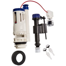 Urrea K06P07D2 Válvula para Tanque de WC de Descarga Dual con Cable y Botón, 2“, Cuerpo ABS