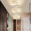 minfair Modern LED Ceiling Light,Round Geometry Ceiling Lamp,Chic Chandelier 4500K