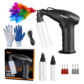 Lionbow Electric Paint Sprayer Gun Handheld Electric Spray Paint Gun High Power Portable Cordless Spray Paint Gun for Painting Cars,Cabinet, Paint Repair and DIY(3 Gear)