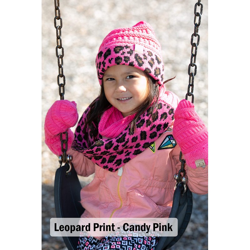 Funky Junque Kids Infinity Scarf - Violet (SOLID)