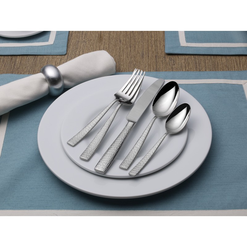 Mikasa 5204880 Oliver 20-Piece 18/10 Stainless Steel Flatware Set, Service