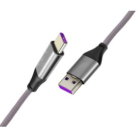 10ft USB-C Cable Extra Long Fast Charger Compatible with BLU S91/S91 Pro/G91 Max/G91 Pro/G90 Pro, Power Cord Type-C Sync Wire Gray