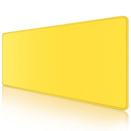 Dapesuom - Alfombrilla de mouse grande para juegos con bordes cosidos, almohadillas para orejas de computadora impermeables con base antideslizante, almohadilla para teclado, alfombrilla grande para