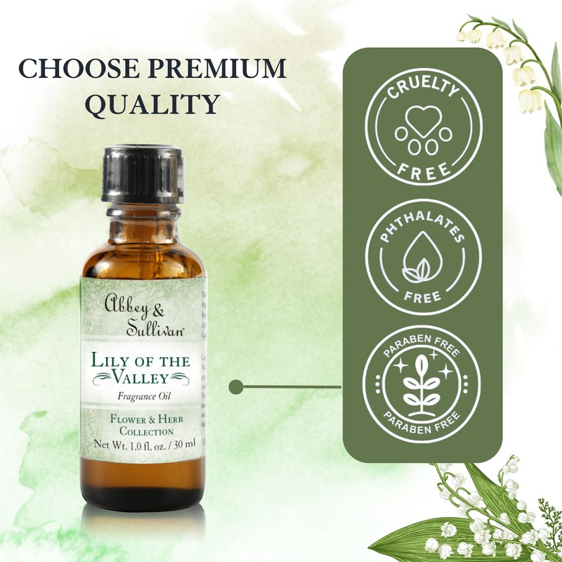 Abbey & Sullivan Fragrance Oil, Lily of The Valley, 1