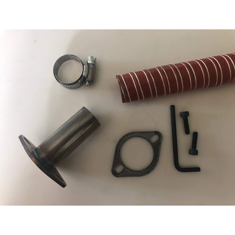 GenExhaust Compatible with Honda EU6500iS/EU7000iS Generator 1" Silicone tubing Exhaust