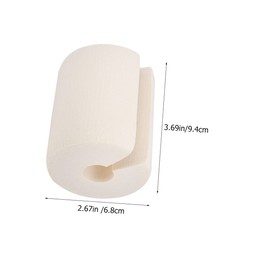 SUPVOX 4Pcs Door Pinch Guard Finger Protector Soft Foam Door Stopper to Prevent Slamming and Accidents Beige Brown Cylindrical Design for Home Safety