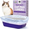 Alfapet Heavy Duty Flat Bottom Cat Litter Box Liners -